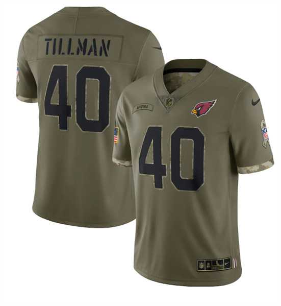 Men's Arizona Cardinals #40 Pat Tillman 2022 Olive Salute To Service Limited Stitched Jersey,We sell and wholesale Men's Arizona Cardinals #40 Pat Tillman 2022 Olive Salute To Service Limited Stitched Jersey on line form chian!